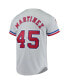 Фото #4 товара Men's Pedro Martinez Gray Montreal Expos Cooperstown Collection Authentic Jersey