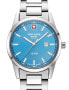 Фото #1 товара Swiss Alpine Military 7767.1131 Ladies Watch Argos silver hellblau 34mm 10ATM