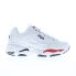 Фото #1 товара Fila Disruptor II X Ray Tracer Mens White Leather Lifestyle Sneakers Shoes