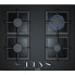 Bosch Serie 6 PPP6A6B20 - Black - Built-in - Gas - Glass - 4 zone(s) - 4 zone(s)