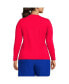 ფოტო #3 პროდუქტის Plus Size Crew Neck Long Sleeve Rash Guard UPF 50 Swim Tee