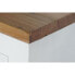 Фото #11 товара Вспомогательный стол DKD Home Decor Белый Коричневый древесина акации Древесина манго 110 x 30 x 80 cm