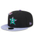 Фото #3 товара Men's Black/Purple Houston Astros Grape Big League Chew Flavor Pack 9FIFTY Snapback Hat