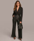 Фото #3 товара Широкие брюки с пайетками DKNY Donna Karan для женщин