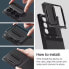 Spigen Etui do telefonu Spigen Optik Armor do Samsung Galaxy S23 Ultra Black