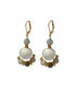 Women's Nurelle Ain Earrings with Amazonite and White Jade Beads