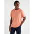 Free Assembly Everyday T-Shirt Men Small Orange 100% Cotton Shortsleeve Pullover