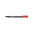 STAEDTLER 317-2 - Red - Bullet tip - Black - Red - Polypropylene (PP) - Medium - 1 mm