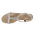 Фото #4 товара VANELi Blonde Metallic TStrap Womens Silver Casual Sandals BLONDE-312590