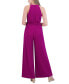 Фото #2 товара Women's Tie-Waist Wide-Leg Jumpsuit