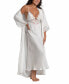 Women's Luxe Satin Bridal Lingerie Long Gown