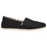 Фото #1 товара TOMS Alpargata Slip On Womens Black Flats Casual 10014375T