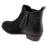 Softwalk Rockford S2058-003 Womens Black Suede Ankle & Booties Boots 10