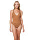 Фото #1 товара Sanctuary Nocturnal Spots Scoop Neck One-Piece Swimsuit Lion SM