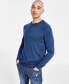 ფოტო #1 პროდუქტის Men's Regular-Fit Textured Crewneck Sweater, Created for Macy's