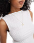 Фото #4 товара ASOS DESIGN textured tank top with slash neck in ivory