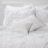 King 8pc Montvale Pinch Pleat Comforter Set White - Threshold