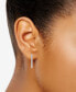 ფოტო #4 პროდუქტის Diamond In & Out Hoop Earrings (1 ct. t.w.) in 14k Gold