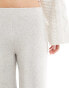 Фото #3 товара Pull&Bear soft touch straight leg trouser in beige marl