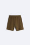 Faded jogging bermuda shorts