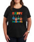 ფოტო #1 პროდუქტის Air Waves Trendy Plus Size Disney Holidays Graphic T-shirt