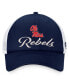Фото #2 товара Women's Navy, White Ole Miss Rebels Charm Trucker Adjustable Hat