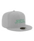 ფოტო #3 პროდუქტის Men's Gray Seattle Sounders FC Wordmark 9FIFTY Snapback Hat