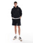 Abercrombie & Fitch smallscale logo hoodie in black CO-ORD