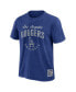 Фото #3 товара Men's Royal Los Angeles Dodgers Cooperstown Collection Washed T-Shirt