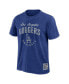 ფოტო #3 პროდუქტის Men's Royal Los Angeles Dodgers Cooperstown Collection Washed T-Shirt