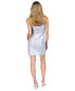 ფოტო #3 პროდუქტის Michael Kors Women's Iridescent Petal Mini Dress
