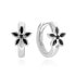 Playful round earrings flowers AGUC856L