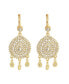 ფოტო #1 პროდუქტის Women's Gold Regal Drop Earrings