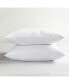 2 Pack Soft White Duck Feather & Down Bed Pillow - Standard