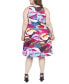 ფოტო #3 პროდუქტის Plus Size Knee Length Tank Swing Dress