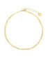 ფოტო #1 პროდუქტის 14K Gold Plated Mara Anklet