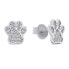 Playful silver Paws EA507W earrings