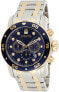 Invicta Men's Pro Diver Scuba 48mm Two Tone Stainless Steel Chronograph Quart...