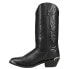 Фото #3 товара Laredo Atlanta Croc Pointed Toe Cowboy Mens Black Dress Boots 68085