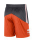 ფოტო #4 პროდუქტის Men's Anthracite and Orange Clemson Tigers Team Performance Knit Shorts