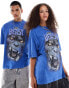 ASOS DESIGN Marvel unisex oversized t-shirt with X-men Beast front print in blue