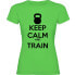 KRUSKIS Keep Calm And Train short sleeve T-shirt