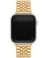 Фото #2 товара Unisex Gold-Tone Stainless Steel Band for Apple Watch, 38mm, 40mm, 41mm and 42mm, 44mm, 45mm, 49mm