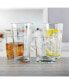 Simple Home Entertaining Glasses, Set of 16