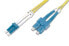 Фото #2 товара DIGITUS Fiber Optic Singlemode Patchcable SC ( APC ) to LC ( PC ) - 5 m - I-VH - OS2 - SC/APC - LC