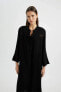 Kadın Siyah Elbise - C2037ax/bk27