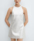 ფოტო #2 პროდუქტის Women's Short Foil Effect Dress