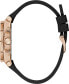 Guess Damen Multifunkion Armbanduhr Charisma schwarz, roségold 38 mm GW0562L3