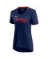Women's Navy Washington Capitals Authentic Pro Locker Room T-shirt
