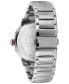 ფოტო #3 პროდუქტის Men's Stainless Steel Bracelet Watch 44mm, Created for Macy's